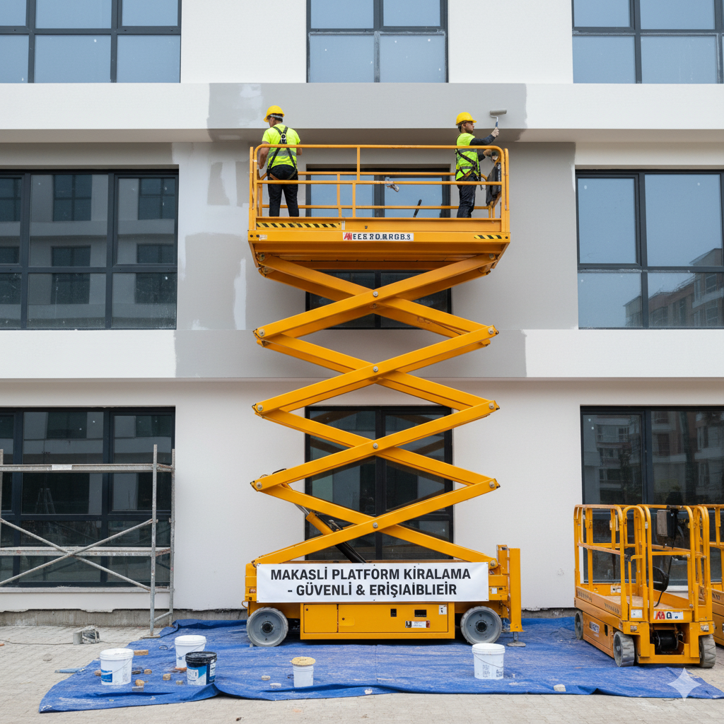 Makaslı Platform Kiralama: Yüksekte Güvenli Çalışmanın Anahtarı
